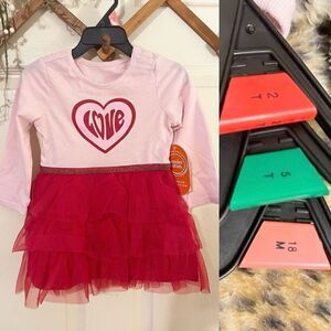 Baby And Toddler Girls Love Tutu Dress